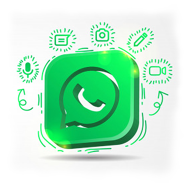 WhatsApp booking channel illustration